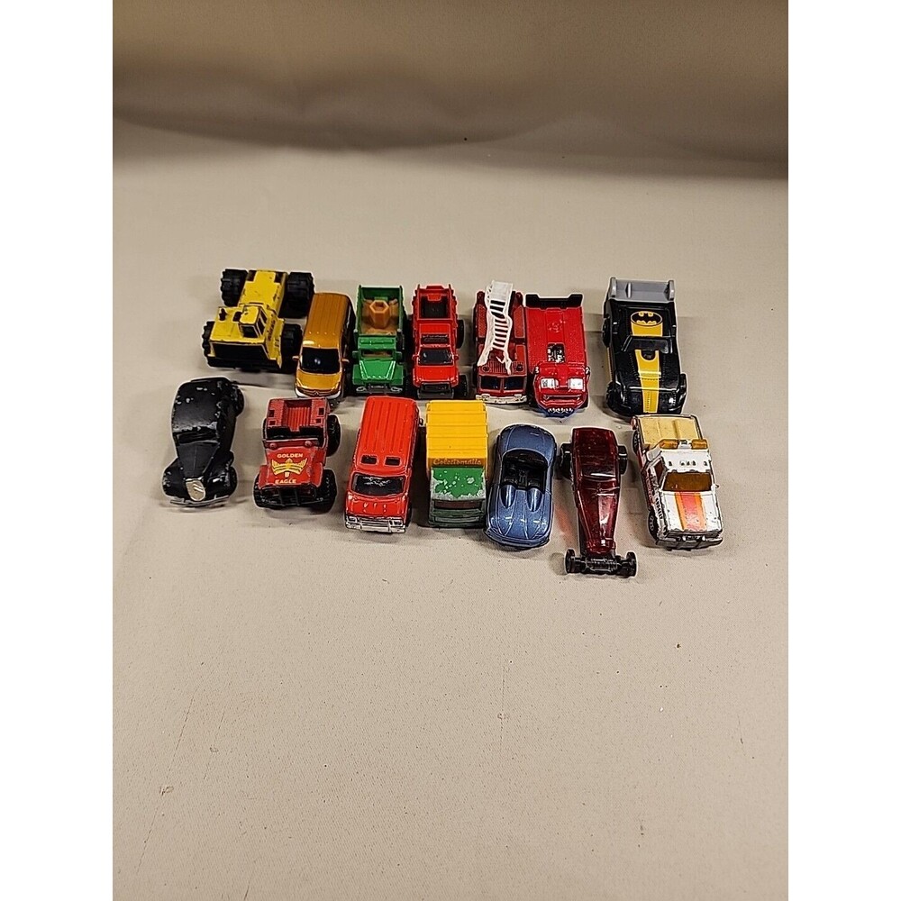 Vintage Mixed Toy Vehicle Lot 14 Piece P